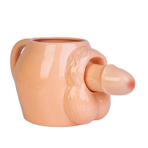 BOUNCING WILLY 3D RUDE MUG  SWIVELLING MEMBER