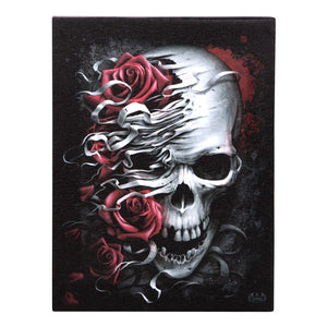 SKULL ROSES CANVAS SMALL 25X19