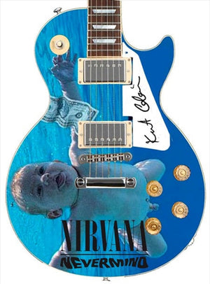 NIRVANA MINIATURE GUITAR FIGURINE NEVERMIND