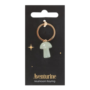ADVENTURINE MUSHROOM KEYRING