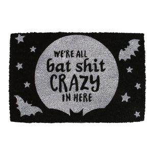 BATSHIT CRAZY GOTH DOORMAT