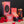 VAMPIRE BLOOD PILLAR 15CM CANDLES BLACK BLEEDS RED BOXED