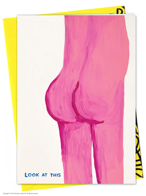 LOOK AT THIS BUM DAVID SHRIGLEY CARD