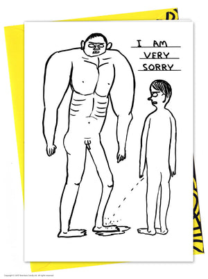I AM VERY SORRY CARD