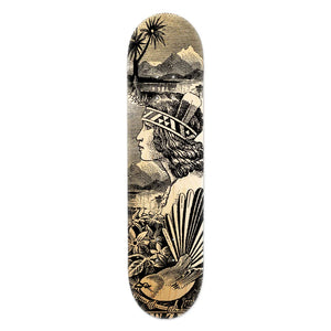 WAHINE STAMP SKATEBOARD DECK