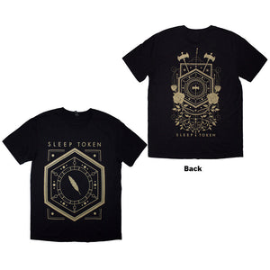 SLEEP TOKEN EMERGENCE FEATHERED HOST BACK PRINT TEE