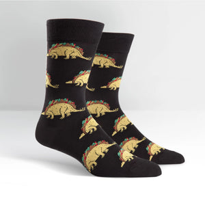 TACOSAURUS MENS CREW SOCK