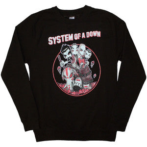 SYSTEM OF A DOWN CREW SWEATSHIRT