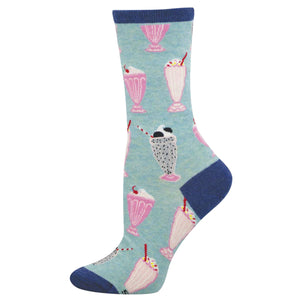 MILKSHAKES BLUE SOCKS OSFA