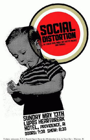 SOCIAL DISTORTION 2011 TOUR POSTER 27 X 43CM A3 PRINT