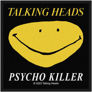 TALKING HEADS PSYCHO KILLER PATCH