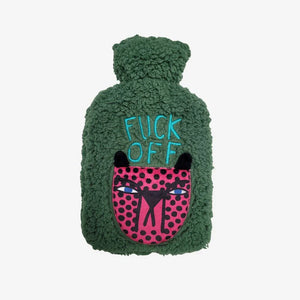 FUCK OFF HOT WATER BOTTLE - NZ ARTIST SOPHIE HOLT