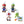 MARIO BROS PLUSH KEYCHAINS BAG HANGERS
