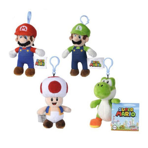 MARIO BROS PLUSH KEYCHAINS BAG HANGERS