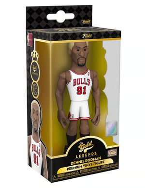 DENNIS RODMAN LEGENDS VINYL GOLD 5" FIGURE BULLS