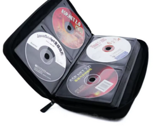 CD WALLET 80 DISCS (BLACK NYLON)