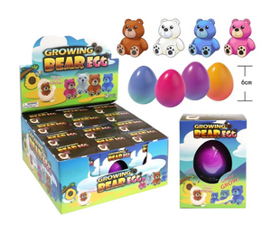 GROWING BEAR IN EGG HATCHEM BOX