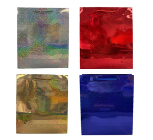 HOLOGRAPHIC GIFT BAG ASSORTED
