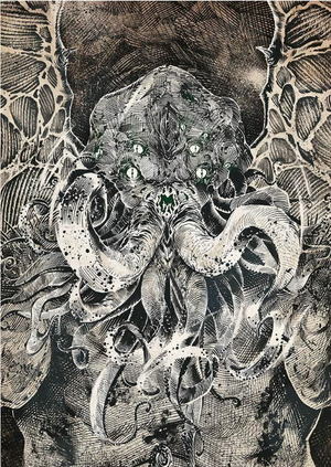 CTHULU DRAWING POSTER 482