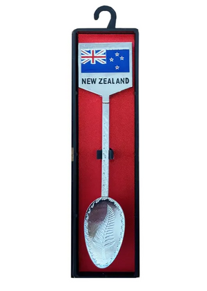 SOUVENIR SPOON NEW ZEALAND FLAG