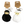 LAMB FLUFFY POM POM KEYRING NZ ASSORTED (SINGLE)