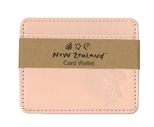 CARD HOLDER NZ PINK POHUTUKAWA