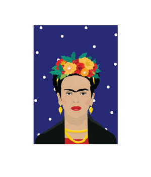 CHRISTMAS FRIDA KAHLO MINI CARD