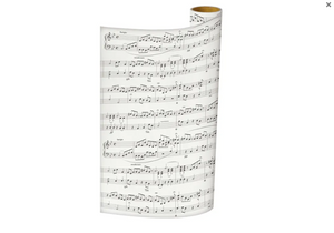 GIFT WRAP MUSICAL SCORE ROLL 2M