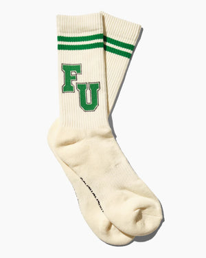 FU GREEN SOCKS One size fits all 8-13