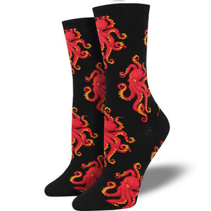 SOCKTOPUS BLACK SOCKS OCTOPUS (5-10.5 W / 4-6.5 M)