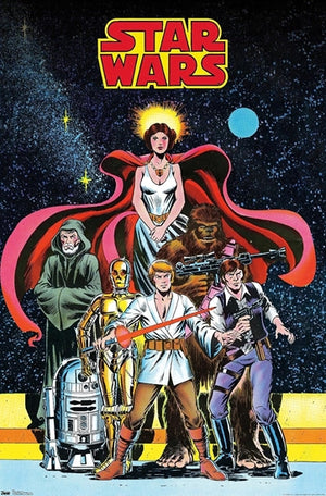 STAR WARS RETRO SAGA COMIC POSTER MAXI 553