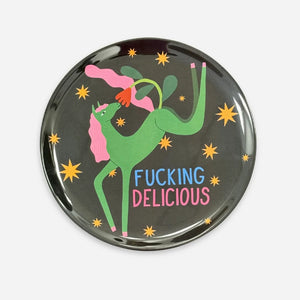 FUCKING DELICIOUS MELAMINE TRAY - STUDIO SOPH