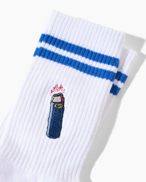 SIC LIGHTER EMBROIDERED SOCKS One size fits all 8-13