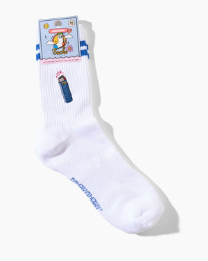 SIC LIGHTER EMBROIDERED SOCKS One size fits all 8-13