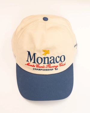 MONACO RACING RETRO DAD CAP EMBROIDERED