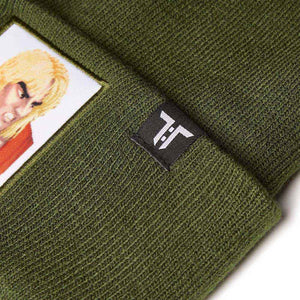 KEN STREETFIGHTER OLIVE BEANIE TOKYOTIME