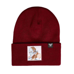 VEGA STREETFIGHTER MAROON BEANIE TOKYOTIME