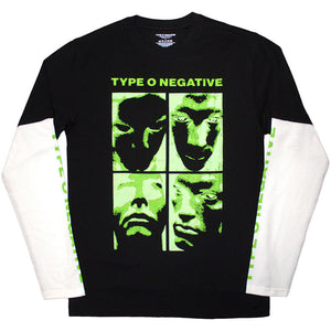 TYPE O NEGATIVE LAYERED LONGSLEEVED TEE
