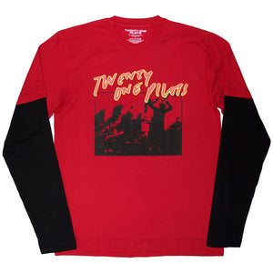 TWENTY ONE PILOTS LAYERED LONGSLEEVED TEE