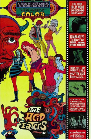 ACID EATERS 1968 REPRINT 27 X 43CM PRINT