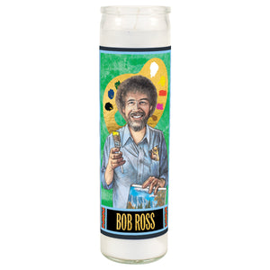 BOB ROSS SAINTS CANDLE