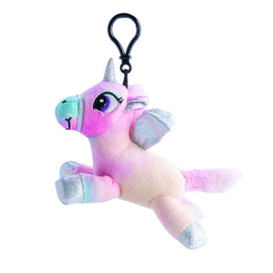 UNICORN PLUSH KEYCHAIN BAG HANGER WITH SOUND