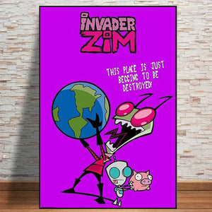 INVADER ZIM THE WORLD POSTER 610