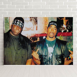 BIGGIE AND 2PAC THUG LIFE RETRO POSTER 10