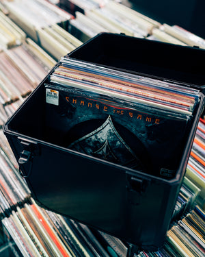 RECORD CARRY CASE ALUMINUM VINYL 12 INCH FLIGHT CASE