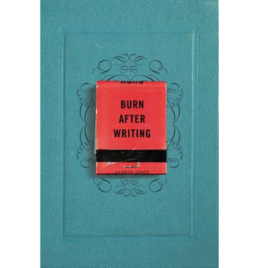 BURN AFTER WRITING (BLUE) JOURNAL | JONES SHARON