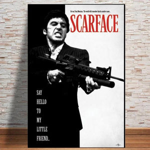 SCARFACE SAY HELLO BLACK AND WHITE POSTER 152
