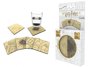 MARAUDERS MAP COLD REVEAL COASTERS HARRY POTTER
