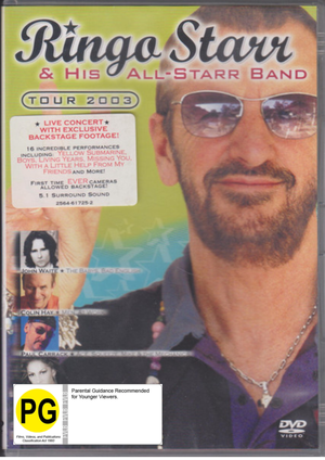 RINGO STARR | RINGO STARR AND HIS ALLSTAR BAND TOUR 2003