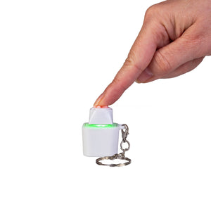 MEOWING CAT FIDGET CLICKER BAG HANGER SOUND AND LIGHT